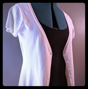 Worthington Off-White Short-Sleeved Shrug